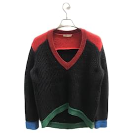 Givenchy Sweaters Black Red