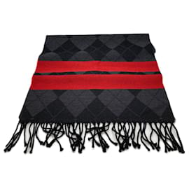 Givenchy-sciarpe-Nero,Rosso