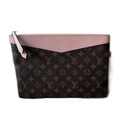 Bolsa Louis Vuitton Daily Pouch Marrom de Tecido Marrom
