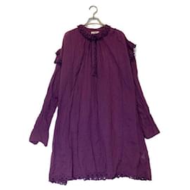 Isabel Marant Etoile-****Robe violette à manches longues ISABEL MARANT-Violet