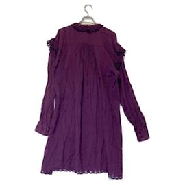 Isabel Marant Etoile-****Robe violette à manches longues ISABEL MARANT-Violet