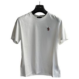 Moncler Grenoble white cotton tshirt White