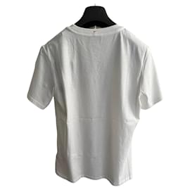 Moncler-Moncler Grenoble white cotton tshirt-White