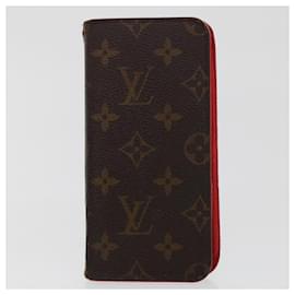 Louis Vuitton-LOUIS VUITTON Monogram Cell Phone Case 4Set LV Auth bs6419-Monogram