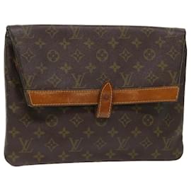 Louis Vuitton-LOUIS VUITTON Monogram Pochette Priant Clutch Bag M51805 LV Auth rd5400-Monogram