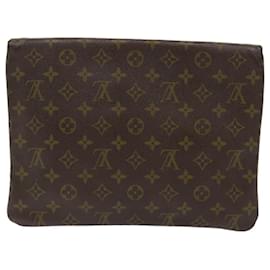 Louis Vuitton-LOUIS VUITTON Monogram Pochette Priant Clutch Bag M51805 LV Auth rd5400-Monogram