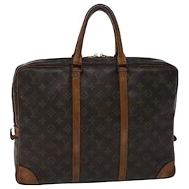 Louis Vuitton-LOUIS VUITTON Monogram Porte Documents Voyage Business Bag M53361 LV Auth th3747-Monogramm