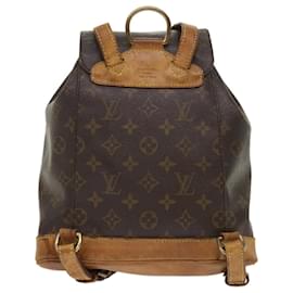 Louis Vuitton-LOUIS VUITTON Monogram Montsouris MM Backpack M51136 LV Auth 46594-Monogram
