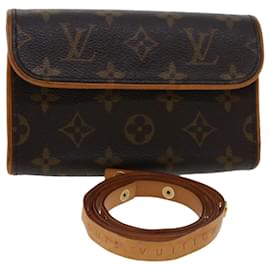 Louis Vuitton-LOUIS VUITTON Monogram Pochette Florentine Waist bag M51855 LV Auth ep928-Monogram