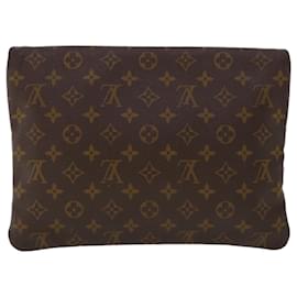Louis Vuitton-LOUIS VUITTON Monogram Pochette Priant Business Bag M51805 LV Auth 45806-Monogram
