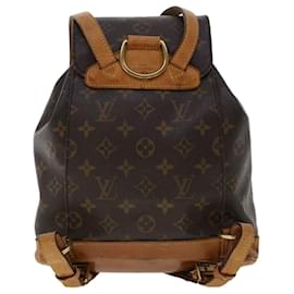Louis Vuitton-LOUIS VUITTON Monogram Montsouris MM Backpack M51136 LV Auth 46363-Monogram