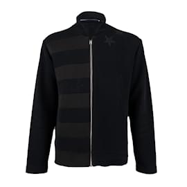 Givenchy Knit Bomber Jacket Black