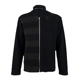 Givenchy-Veste bomber en tricot Givenchy-Noir