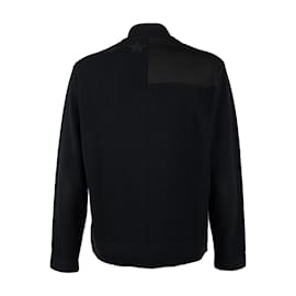 Givenchy-Givenchy Knit Bomber Jacket-Black
