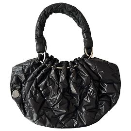 Moncler Cabas vintage en nylon noir Noir