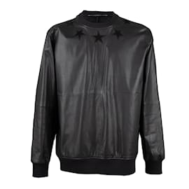 Givenchy-Givenchy Sweatshirt with Embroidered Stars-Black