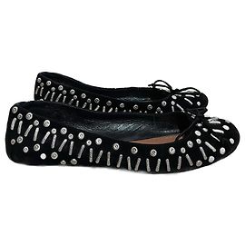 Alaïa ALAIA Ballet flats T.EU 35 Suede Black