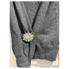 Dolce & Gabbana-DOLCE & GABBANA  Knitwear T.IT 38 cashmere-Grey