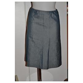 Valentino-Midi Skirt-Light blue