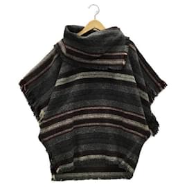 Isabel Marant Etoile-****ISABEL MARANT ETOILE Pullover a righe grigie X rosse-Rosso,Grigio