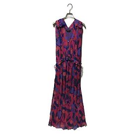 ****ISABEL MARANT Ärmelloses Kleid mit V-Ausschnitt Lila