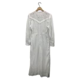 Isabel Marant Etoile-****Robe blanche à manches longues ISABEL MARANT ETOILE-Blanc