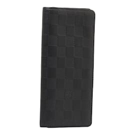 Louis Vuitton-Damier Infini Brazza Wallet N63010-Black
