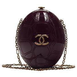 Incrível bolsa Chanel Turtle Limited Roxo