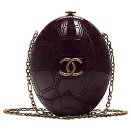 Chanel-Incrível bolsa Chanel Turtle Limited-Roxo