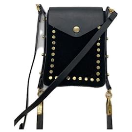 Isabel Marant Etoile-****ISABEL MARANT Studded  Shoulder Bag-Black