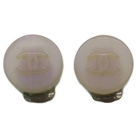*** Pendientes redondos marca coco CHANEL Rosa