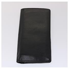 Louis Vuitton-Portafoglio per iPhone Epi di LOUIS VUITTON 4Imposta autenticazione LV nera bs6427-Nero