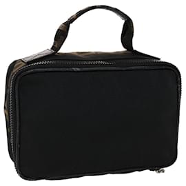 Fendi-FENDI Hand Bag Nylon Black Auth yb205-Black