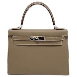 Hermès-hermes kelly 28-Grey