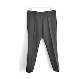 Isabel Marant-Isabel Marant Grey Cropped Trousers-Dark grey