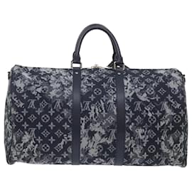 Louis Vuitton-LOUIS VUITTON Tapiz con monograma Keepall Bandouliere 50 boston m57285 autenticación 48047EN-Monograma