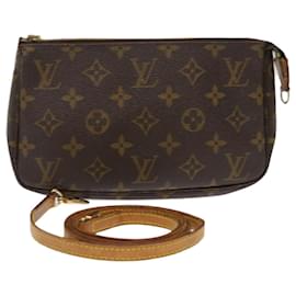 Louis Vuitton-LOUIS VUITTON Monogram Pochette Accessoires Pouch M51980 LV Auth 47856-Monogram