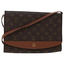 Louis Vuitton-LOUIS VUITTON Monogram Bordeaux Shoulder Bag M51797 LV Auth ep1071-Monogram