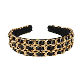 Autre Marque-Collection Privée Layered Chain Hairband-Black