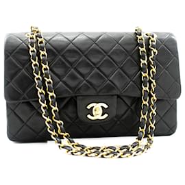 Chanel-Chanel lined Flap-Black