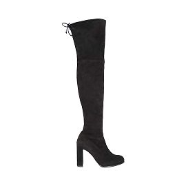 Stuart Weitzman Over-the-knee Suede Boots Black