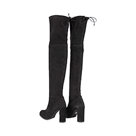 Stuart Weitzman-Stuart Weitzman Over-the-knee Suede Boots-Black