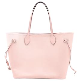 Louis Vuitton-Bolso shopper rosa de cuero Epi MM de Neverfull-Rosa