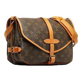 Louis Vuitton Saumur Messenger Noir M45911 Monogram Eclipse