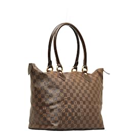 Louis Vuitton-Damier Ebene Saleya MM N51188-Brown