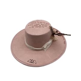 Autre Marque-NON SIGNE / UNSIGNED  Hats T.International S Suede-Pink