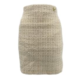 Chanel-CHANEL  Skirts T.fr 36 tweed-Beige