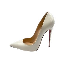 CHRISTIAN LOUBOUTIN Absätze T.EU 39 Lackleder Weiß