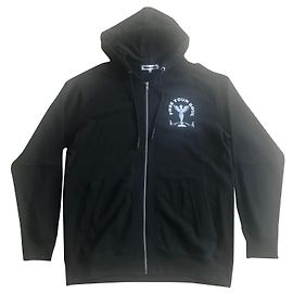 Alexander McQueen Schwarzer Hoodie Baumwolle XL Schwarz
