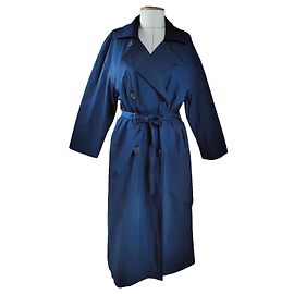 Trench Ganni Blu Blu
